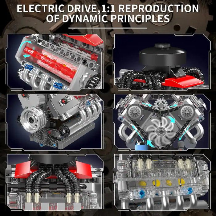 Gizmotives Electric V8 Buildable Engine